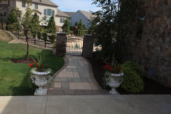 Walkway from Driveway to Pool Gate